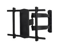 B-Tech AV Mounts Vantage Elite Dbl Arm Flat Screen Wall Mount with Tilt & Swivel (VESA 600x400) Black