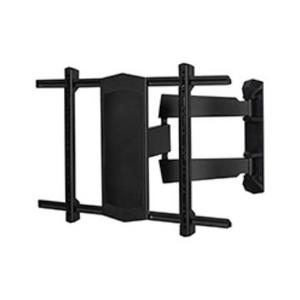 B-Tech AV Mounts Dual Stud Horiz. Wall Plate Adapt Wall Mount with Tilt & Swivel (VESA 600x400) Black