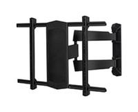 B-Tech AV Mounts Dual Stud Horiz. Wall Plate Adapt Wall Mount with Tilt & Swivel (VESA 600x400) Black