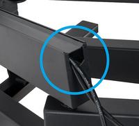 B-Tech AV Mounts Vantage Max Heavy Duty Twin Cant. Arm Flat Screen Wall Mount (VESA 800x600) Black