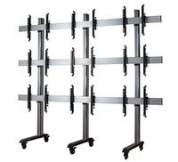 B-Tech AV Mounts SYSTEM X - Mounting System 3x3 Univ. Mobile Videowall - 55-60" Displ