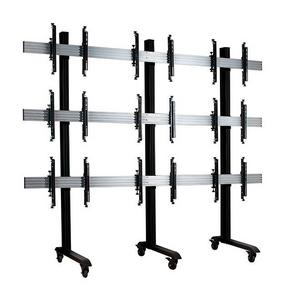 B-Tech AV Mounts SYSTEM X - Mounting System 3x3 Univ. Mobile Videowall - 55-60" Displ
