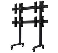 B-Tech AV Mounts SYSTEM X - Mounting System 3x3 Univ. Mobile Videowall - 46-55" Displ