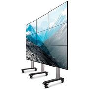 B-Tech AV Mounts SYSTEM X - Mounting System 3x3 Univ. Mobile Videowall - 46-55" Displ