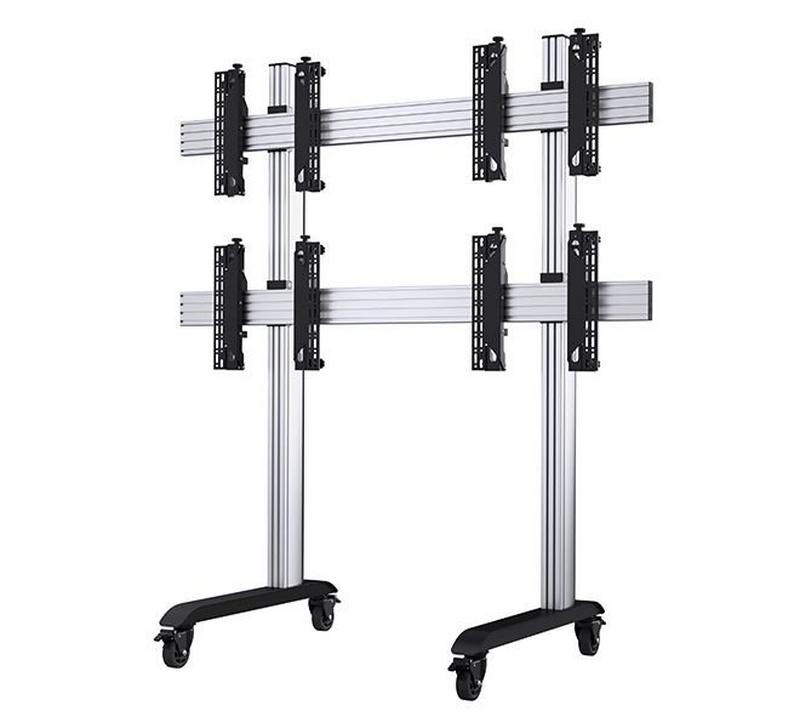 B-Tech AV Mounts SYSTEM X - Mounting System Univ. Mobile Videowall - 39-75" Displ
