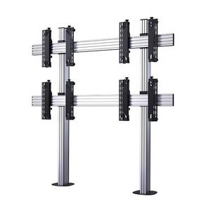 B-Tech AV Mounts SYSTEM X - Mounting System 2x2 Univ. Bolt Down Videowall - 46-60" Displ