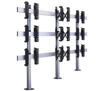 B-Tech AV Mounts SYSTEM X - Mounting System 3x3 Univ. Bolt Down Videowall - 55-60" Displ