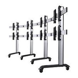 B-Tech AV Mounts SYSTEM X - Stand Mobile Curved Videowall - 39-75"