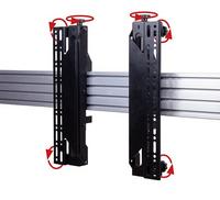 B-Tech AV Mounts SYSTEM X - Stand Bold-Down Curved Videowall - 39-75"