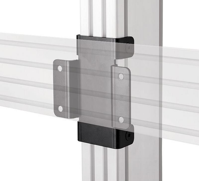 B-Tech AV Mounts SYSTEM X - Joining Plate Kit for Mounting BT8390 to BT8380 Black
