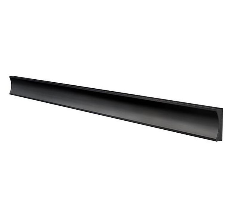 B-Tech AV Mounts SYSTEM X - 0.5m, Black Horizontal Mounting Rail