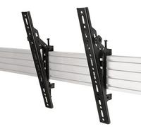 B-Tech AV Mounts SYSTEM X - VESA 400 Flat Screen Interface Arms with Tilt for BT8390 (Pair) Black
