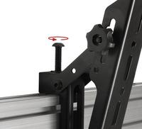 B-Tech AV Mounts SYSTEM X - VESA 400 Flat Screen Interface Arms with Tilt for BT8390 (Pair) Black