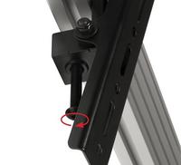 B-Tech AV Mounts SYSTEM X - VESA 400 Flat Screen Interface Arms with Tilt for BT8390 (Pair) Black