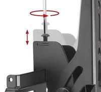 B-Tech AV Mounts Flat Screen Wall Mount with Tilt (VESA 400) Black