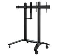 B-Tech AV Mounts Twin Screen VC Trolley with Webcam Shelf for 39-46" Displays (VESA 400)