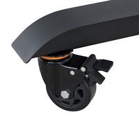 B-Tech AV Mounts SYSTEM X - XL Twin Screen VC Trolley with Webcam Shelf for 65-75" VESA 600x800