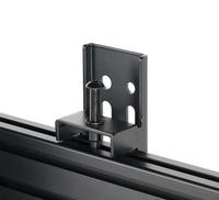B-Tech AV Mounts SYSTEM X - XL Twin Screen VC Trolley with Webcam Shelf for 65-75" VESA 600x800