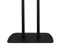 B-Tech AV Mounts SYSTEM X - Twin Screen VC Floor Trolley with Webcam Shelf for 75-86" VESA 1000x801
