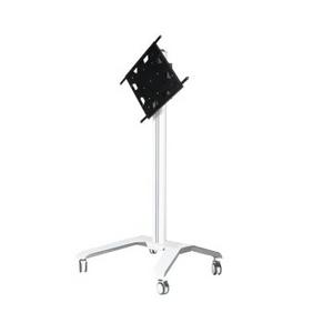 B-Tech AV Mounts Flat Screen Trolley VESA 600x400 1.7m Column - wtih rotation