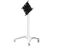 B-Tech AV Mounts Flat Screen Trolley VESA 600x400 1.7m Column - wtih rotation