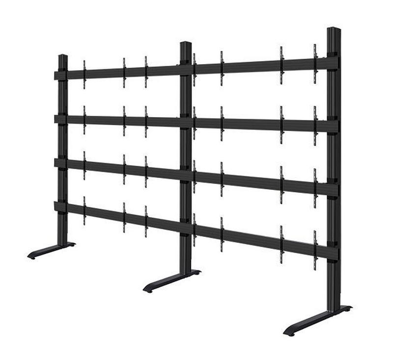 B-Tech AV Mounts SYSTEM X LG 163 inch LG LSAC LED Bloc Videowall Floor Stand