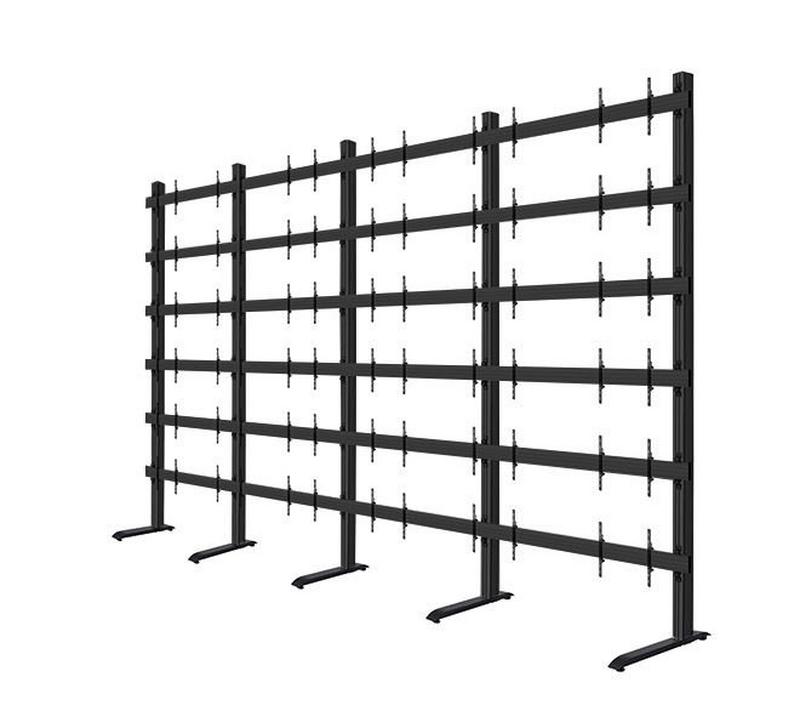 B-Tech AV Mounts SYSTEM X LG 271 inch LG LSAC LED Bloc Videowall Floor Stand