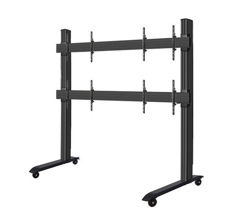 B-Tech AV Mounts SYSTEM X dvLED Videowall Mobile Stand