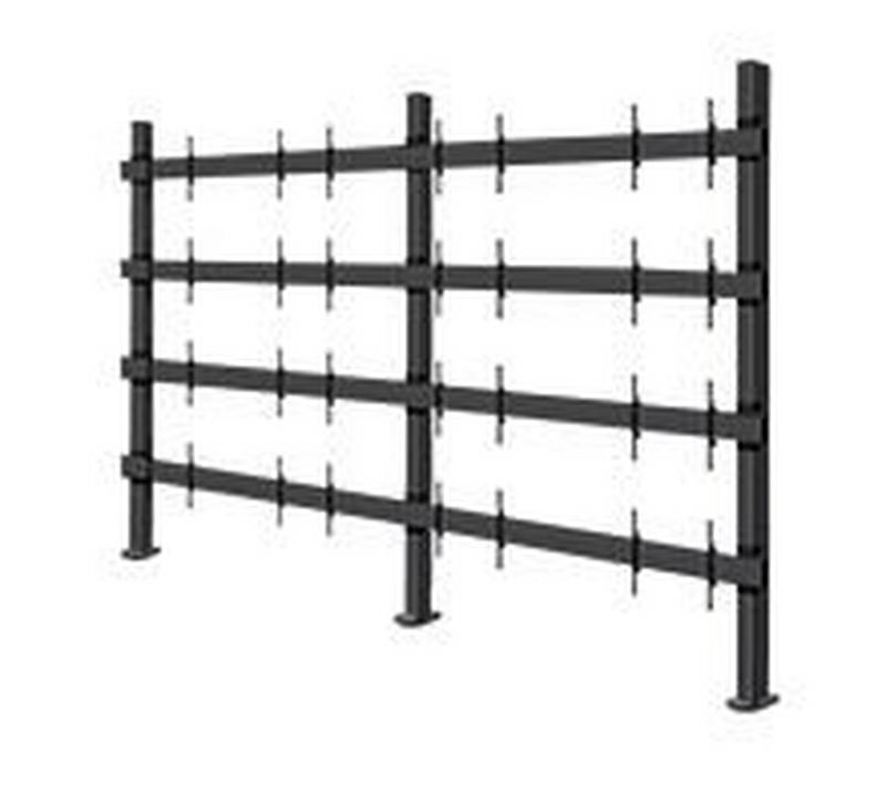B-Tech AV Mounts SYSTEM X LG 163 LG LSAC LED Bloc Videowall Bolt-Down Stand