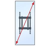 B-Tech AV Mounts SYSTEM X Wall Mount Full Service Heavy Duty XXL Displ VESA 2400x1200