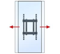 B-Tech AV Mounts SYSTEM X Wall Mount Full Service Heavy Duty XXL Displ VESA 2400x1200