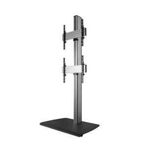 B-Tech AV Mounts SYSTEM X  Floor Stand Dual Stack Flat Screen (VESA 600 x 400) - 1.8m