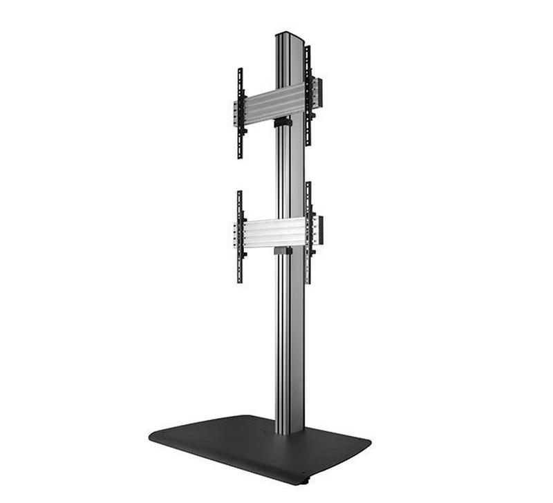 B-Tech AV Mounts SYSTEM X  Floor Stand Dual Stack Flat Screen (VESA 600 x 400) - 1.8m