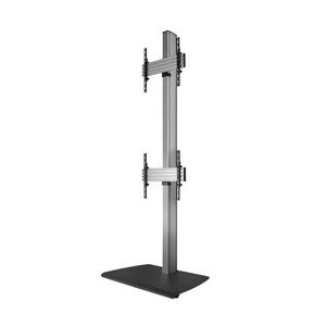 B-Tech AV Mounts SYSTEM X  Floor Stand Dual Stack Flat Screen (VESA 600 x 400) - 2.4m