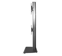 B-Tech AV Mounts SYSTEM X  Floor Stand Dual Stack Flat Screen (VESA 600 x 400) - 2.4m
