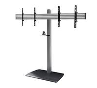 B-Tech AV Mounts SYSTEM X  VC Stand Twin Screen  (VESA 600 x 400) - 1.8m