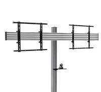 B-Tech AV Mounts SYSTEM X  VC Stand Twin Screen  (VESA 600 x 400) - 1.8m