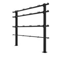 B-Tech AV Mounts SYSTEM Xpress Univ. 27 inch 4x4 dvLED Videowall Mobile Stand