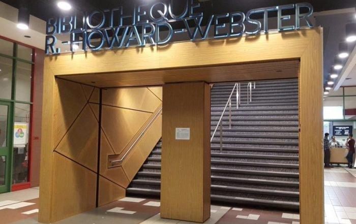 vue partagée des installations de la bibliothèque de l’Université Concordia