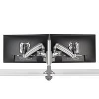 Chief Kontour KX Low-Profile Dual Arm, Column Desk, schwarz