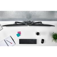 Chief KXC420B Triple Monitor Arms, Column Desk Mount, Black