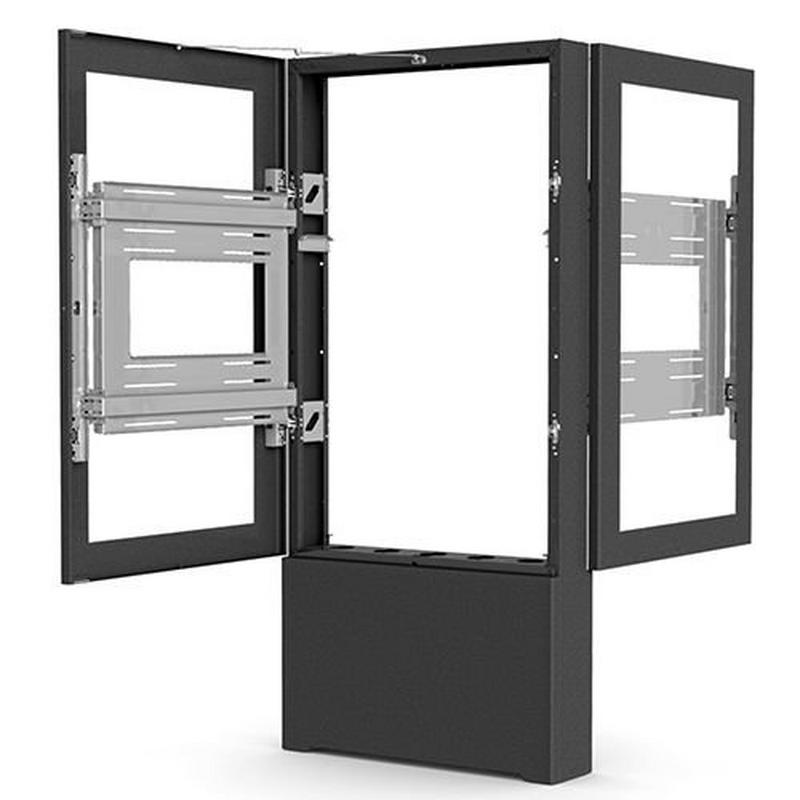 Chief Impact Floor Standing Portrait 55" Schwarz