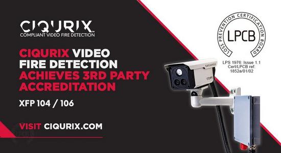 a flyer for a fire detection system with the words cloudix fire detection system