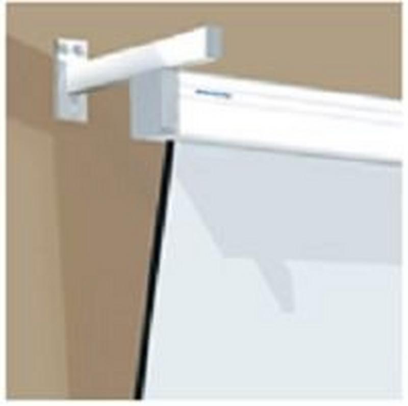 Da-Lite Wandbgel 20cm, wei 2x Wandabstandshalter krzbar