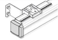 Da-Lite Wandbgel 20cm, wei 2x Wandabstandshalter krzbar