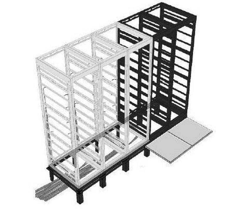 MAP Support Angles, 3 Bay 26-31 Inch Deep Racks