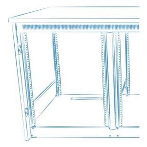 MAP C5-MK22-1 Millwork Drawings and Hardware 1 bay 22" deep