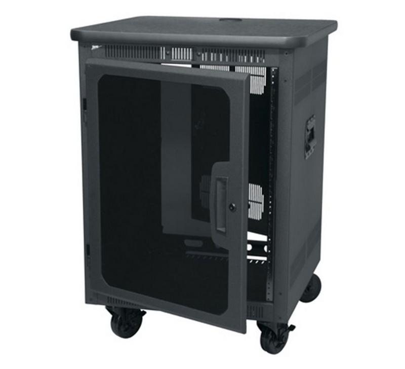 MAP PTRK Series Portable Rolling Rack Wood Laminate Top PTRK-1426MDK