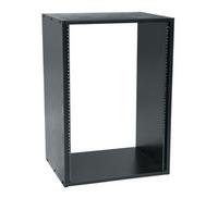 MAP RK20, 20HE Laminat Rack 19" schwarze Holzmaserung