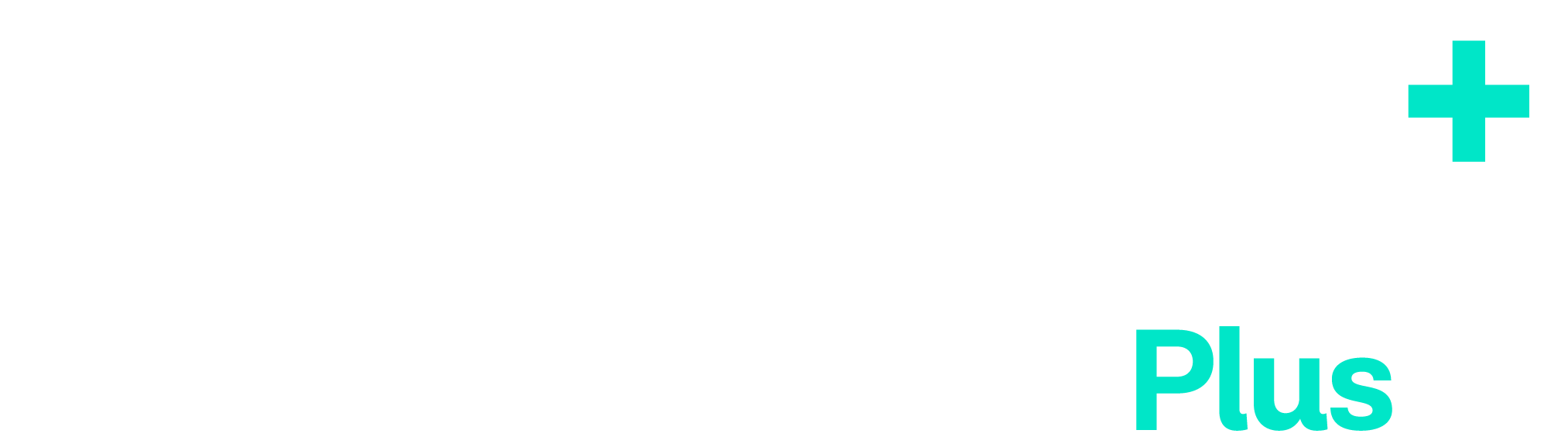 the education plus logo is shown on a black background